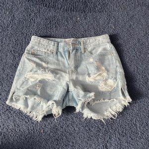 Denim shorts